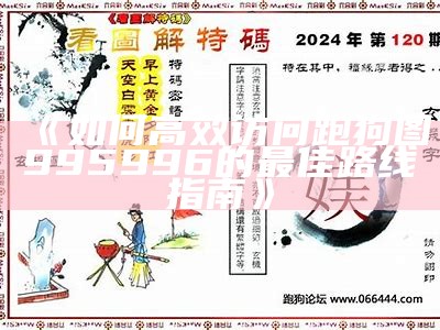 《如何高效访问跑狗图995996的最佳路线指南》